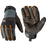 WELLS LAMONT FX3 Men's Extreme Dexterity Extra Wear Winter Work Gloves, Large (Wells Lamont 7796)