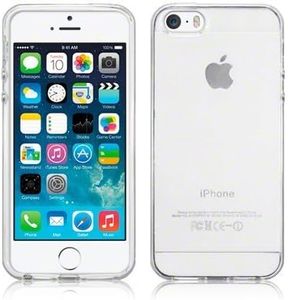 SDTEK Custodia per iPhone SE (2016-2019) / iPhone 5 / 5s Cover Case Bumper Caso Trasparente Crystal Clear Silicone Gel