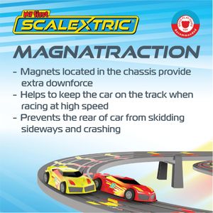 Scalextric My First Racing Track Set – Kids Slot Car Starter Kit