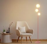 Fiqevs 3 Globe Floor Lamp with Sphe