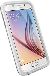 LifeProof FRE Samsung Galaxy S6 Waterproof Case - Retail Packaging - Avalanche (White/Grey)