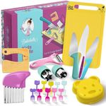 Kids Knife Set for Real Cooking, Montessori Knife Set for Toddler