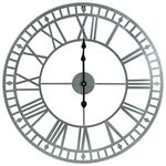 Woodside 60cm Garden Wall Clock - GREY