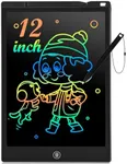 cimetech LCD Writing Tablet, 12 Inch Kids Toys Doodle Board, Toddler Toys for 3 4 5 6 7 8 Year Old Girls Boys, Travel Essentials Drawing Pad, Stocking Stuffers for Kids (Black)