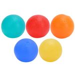 5pcs Hand Exercise Balls, Hand Grip Strength Trainer, Round Stress Relief Balls for Hand Exercise, Squeeze Exercise Ball Squishy for Training Finger and Wrist, Arthritis, Carpal Tunnel