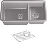 Kohler K-8204-CM4 Cairn Sink, Matte Grey, 33"