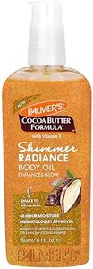 Palmer's Cocoa Butter Formula Shimmer Body Oil with Vitamin E, 5.1 Fl Oz, Radiance Body Oil for Glowing Skin, Enhances Dark Tones & Tans, Hydrating