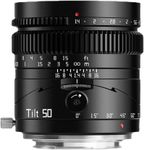 TTARTISAN 50mm F1.4 Full Frame Tilt Shift Manual Lens, Large Aperture Tilt Lens for Mirrorless Sony E NEX Mount A6000 A6300 A6400 A7C A7MIII A7MIV A7RIII A9 NEX-3 NEX-3N NEX-5 NEX-5R