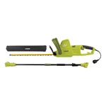 Sun Joe SJH904E Multi-Angle Telescoping Convertible Electric Pole Hedge Trimmer 19" 4.5 -Amp