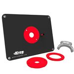 Kreg Tool PRS4034 Insert Plate w/Level-loc Rings (predrilled Triton), Black & Red