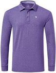 MoFiz Men's Long Sleeve Golf Polo S