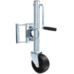 MaxxHaul 70148 10" Lift Swing Back Trailer Jack with Single Wheel - 1000 lbs. Capacity