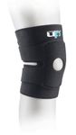 Ultimate Performance UP5315 Men's Knee Support with Straps, Black, One Size