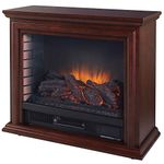 Pleasant Hearth GLF-5002-68 Sheridan Mobile Fireplace, Cherry