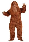 Adult Jack Links Sasquatch Halloween Costume | Bigfoot Mascot Complete Outfit | Officially Licensed Large Brown