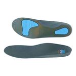 Luxe Running & Sports Insoles, Shock Absorption and Cushioning for Feet and Heels in Various Sports Activities, Comfort Arch Support Insoles For Walking, Jogging, Running and Hiking (L 9-10.5)