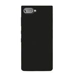 QTek TPU Case for BlackBerry Key2 LE or KeyTwo Lite, Ultra Slim Soft TPU Silicone Anti-Scratch Shockproof Bumper Back Case Cover (Black)