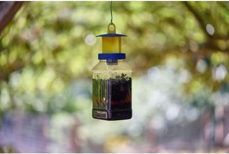 Zero In Outdoor Fly Trap Twin Pack – Ready-Baited, Non-Toxic Bug Catcher for Garden, Lasts 2-3 Weeks