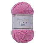 Utopia Crafts Velvet Lux Chenille Super Soft Chunky Yarn for Knitting and Crochet 100g (Tulip Pink)