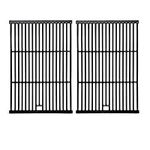 Replacement Cast Iron Cooking Grid for Charbroil, Brinkmann, Charmglow, Grill Chef, Grill Pro & Capt'n Cook Gas Models (Set of 2)