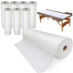 PandaSpa Disposable Non Woven Bed Sheet Roll 30 gsm Precut Hole Massage Table Paper Roll Bedsheet (Pack of 8)