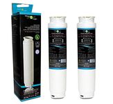 FilterLogic FFL-110B Fridge Water Filter Compatible with UltraClarity 00740560, 740560/644845 for BOSCH, SIEMENS, Neff, Gaggenau, Miele, HAIER 0060820860, RF-2800-13, SUPCO WF299 (2 Pack)