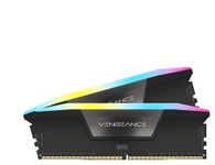 CORSAIR Vengeance RGB DDR5 RAM 32GB (2x16GB) 6600MHz CL38 Intel XMP iCUE Compatible Computer Memory - Black (CMH32GX5M2B6600C38)