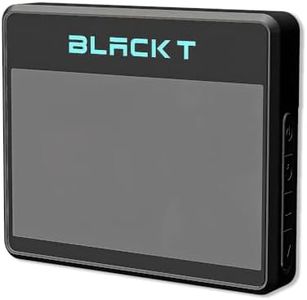 BLACK T SHOT5 Golf Launch Monitor Portable Doppler Radar Swing Speed Trainer with Ball Speed, Club Head Speed, Smash Factor & Distance Tracking, Indoor Outdoor Golf Training Device