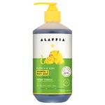 Alaffia Everyday Coconut - Moisturizing Shampoo & Body Wash Gentle for Babies & Up Coconut chamomile 16 ounce