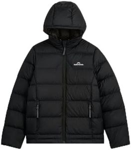 Kathmandu Epiq Boys Down Puffer Warm Outdoor Winter Jacket Kids Black/Black 14YRS