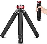 Koolehaoda Camera Mini Tripod, Desktop Tabletop Tripod Aluminum Alloy, with 1/4-3/8" Screw Mount for Compact Cameras DSLRs, Phone, Max Load 10kg/22lbs -MT-02