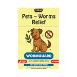 Cature Care by Nature WormGuard Pets Worms Relief Strips for Dogs & Cats | Natural Herbal Dewormer Support | Safe Human-Grade Formula | 30 Strips