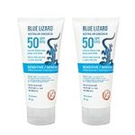 Blue Lizard Senstive SPF 50 Lotion, Mineral Sunscreen Bundle (Pack of 2)