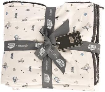 Saranoni Minky Lush Batman Kids Blanket | Buttery Touch, Comfy, Soft Blanket Poly Microfiber - Durable & Easy to Wash | XL - 60" x 80"