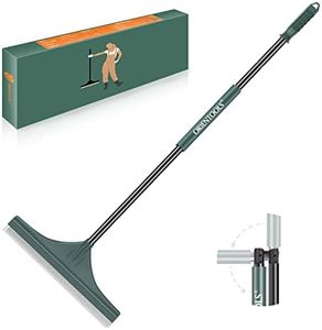 ORIENTOOLS Artificial Turf Rake, Artificial Grass Rake with 51" Foldable Steel Handle Lawn Broom Brush for Artificial Turf Grass, Carpet Rake Pet Hair, Grass Leaves and Debris