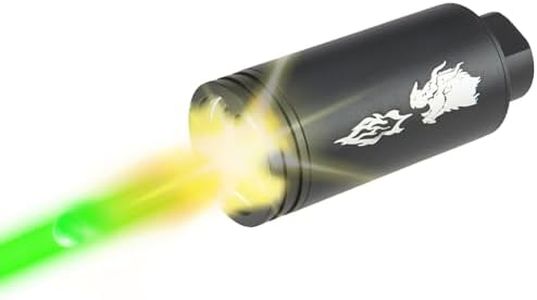 Spitfire Airsoft Tracer Unit with Flame Effect Dracarus Style for 14mm CCW Thread with 11mm CW Adapter