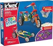 K'NEX STEAM Education | Vehicles Building Set 7 Functioning Models | Educational Toys for Kids, 131 Piece STEM Learning Kit, Engineering Construction for Kids Aged 8+ | Basic Fun 79320