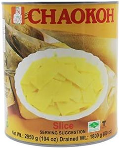 Chaokoh Bamboo Shoot Slices in Water, 2950 g