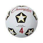 Champion Sports Rubber Cover Soccer Ball - Size 3