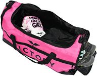 Victory Martial Arts Large Breathable Cordura Duffle Bag for MMA Gear, Boxing Gear, Gym or other Sports, Pink, 12 inches x 27 inches x 12 inches, Duffle Bag 2.0