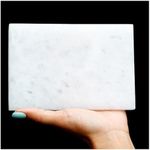 Om Zone Selenite Charging Plate for Cleansing Crystals & Healing Stones, Meditation, Reiki, Protection Crystals, Spiritual Gift (1, 6" Rectangle)