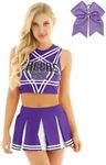 Freebily Cheer Leader Costume Schoo