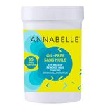 Annabelle Oil-Free Eye Makeup Remover Pads, Makeup Removal, Suitable For Sensitive Eyes, Paraben-Free, Fragrance-Free, Alcohol-Free, Soap-Free, Hypoallergenic, Vegan, Cruelty-Free, 85 Pads