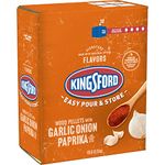 Kingsford Signature Flavors Wood Pellets with Garlic, Onion and Paprika, Hickory Wood Blend, 100% Real Spice - for All BBQ Grills & Smokers, 18 lbs