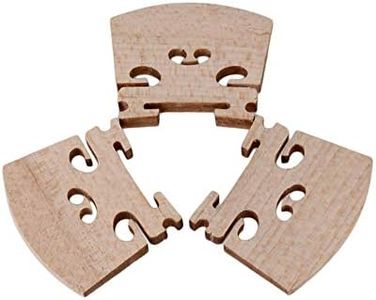 Generic Fine Maple Violin Bridges Fit 1/8 Violin Music Instrument Pack of 3
