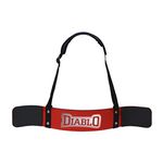 Diablo Arm Blaster for Muscle Arms Bicep Builder with Heavy Duty Padded Straps (Red-White)