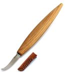 BeaverCraft Hook Knife Wood Carving SK4s Long Knives Spoon Carving Tools 6cm Long Handle 20cm Spoon Knife Wood Carving Tools Bowl Kuksa Carving Tool Right-Handed Crooked Knife