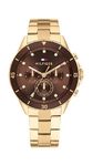 Tommy Hilfiger Analogue Multifunction Quartz Watch for Women Collection with Gold Colored Stainless Steel Bracelet - 1782709