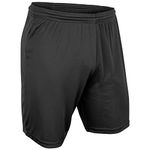 CHAMPRO Boys' Vision Athletic Gym Shorts, Black, X-Large