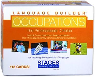 Stages Learning Materials Language Builder Occupation, Career & Community Helper Picture Flashcards Photo Cards for Autism Education and ABA Therapy